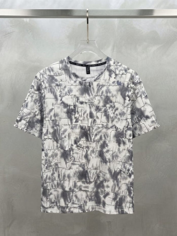 Abstract Printed Crewneck Tee