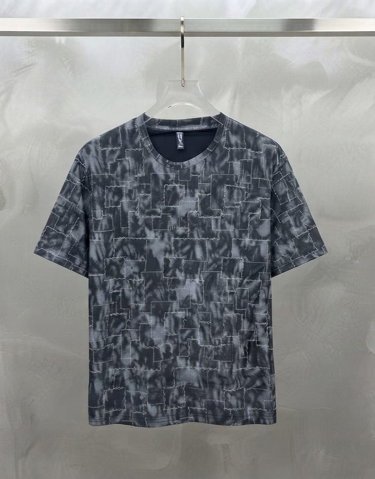 Abstract Printed Crewneck Tee
