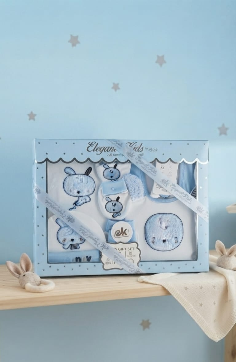 Little Bunny Blue Gift Set Description: