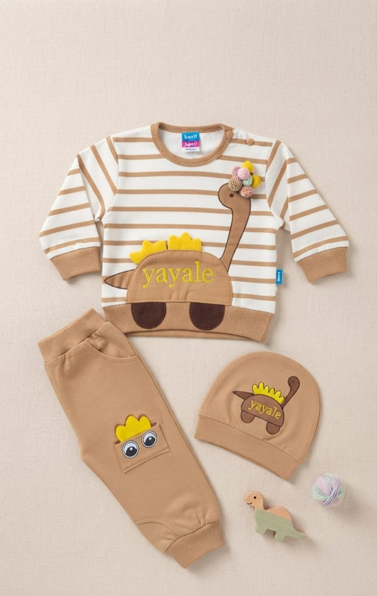 Dino Bloom 3-Piece Baby Set